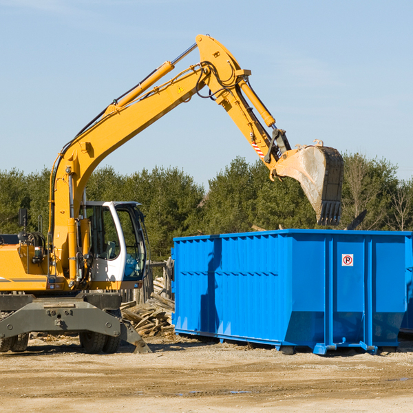 are there any restrictions on where a residential dumpster can be placed in Huston Pennsylvania